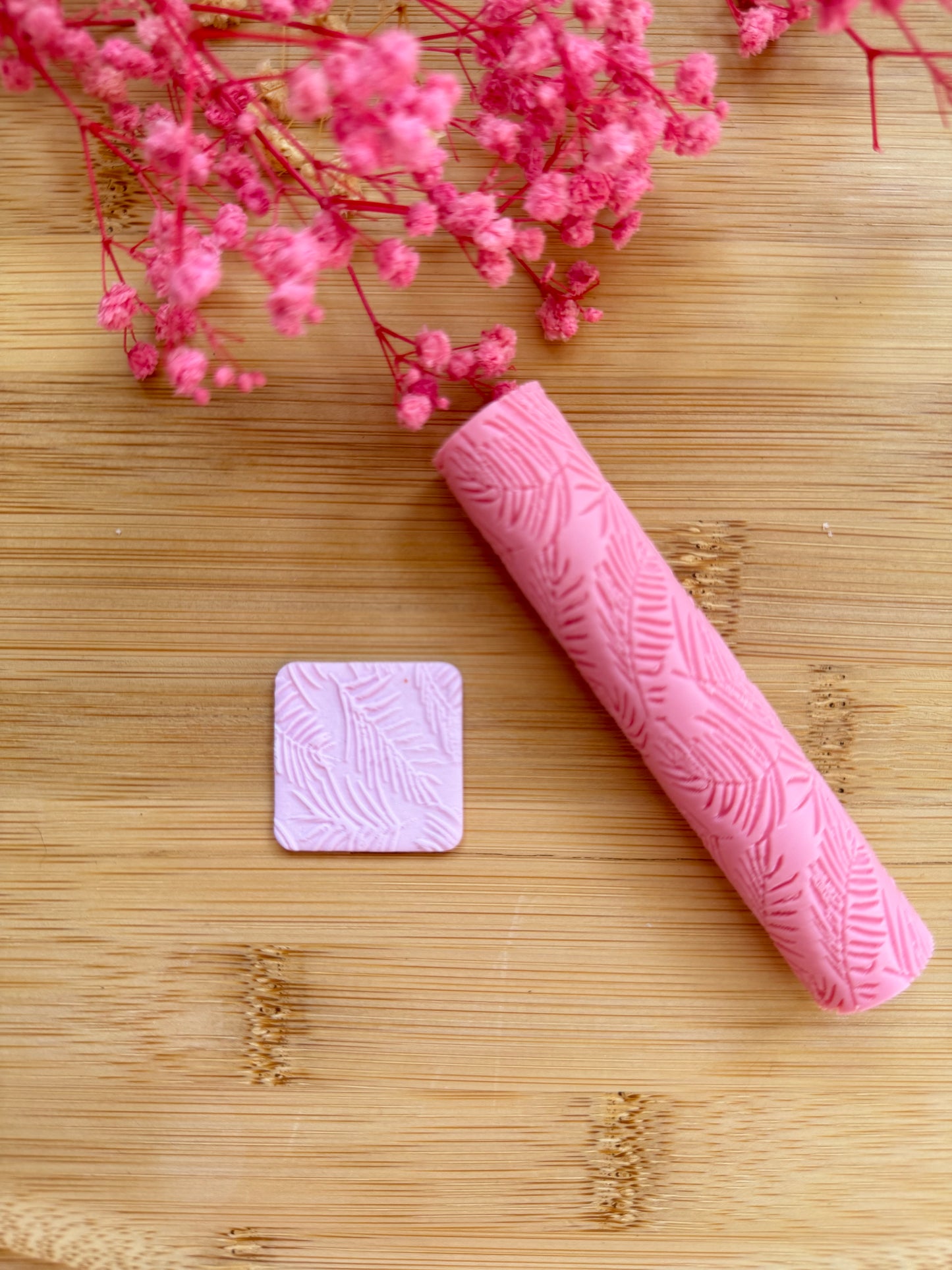 Rouleau texturé feuilles éxotique