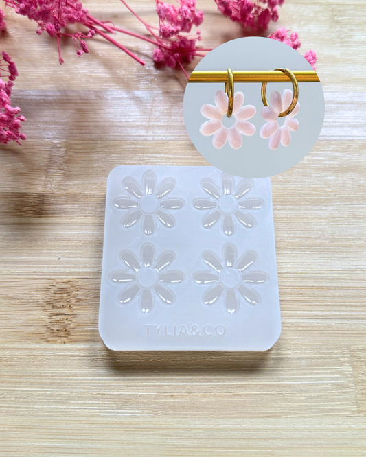 Moule fleur 8 pétales 20 ou 25 mm