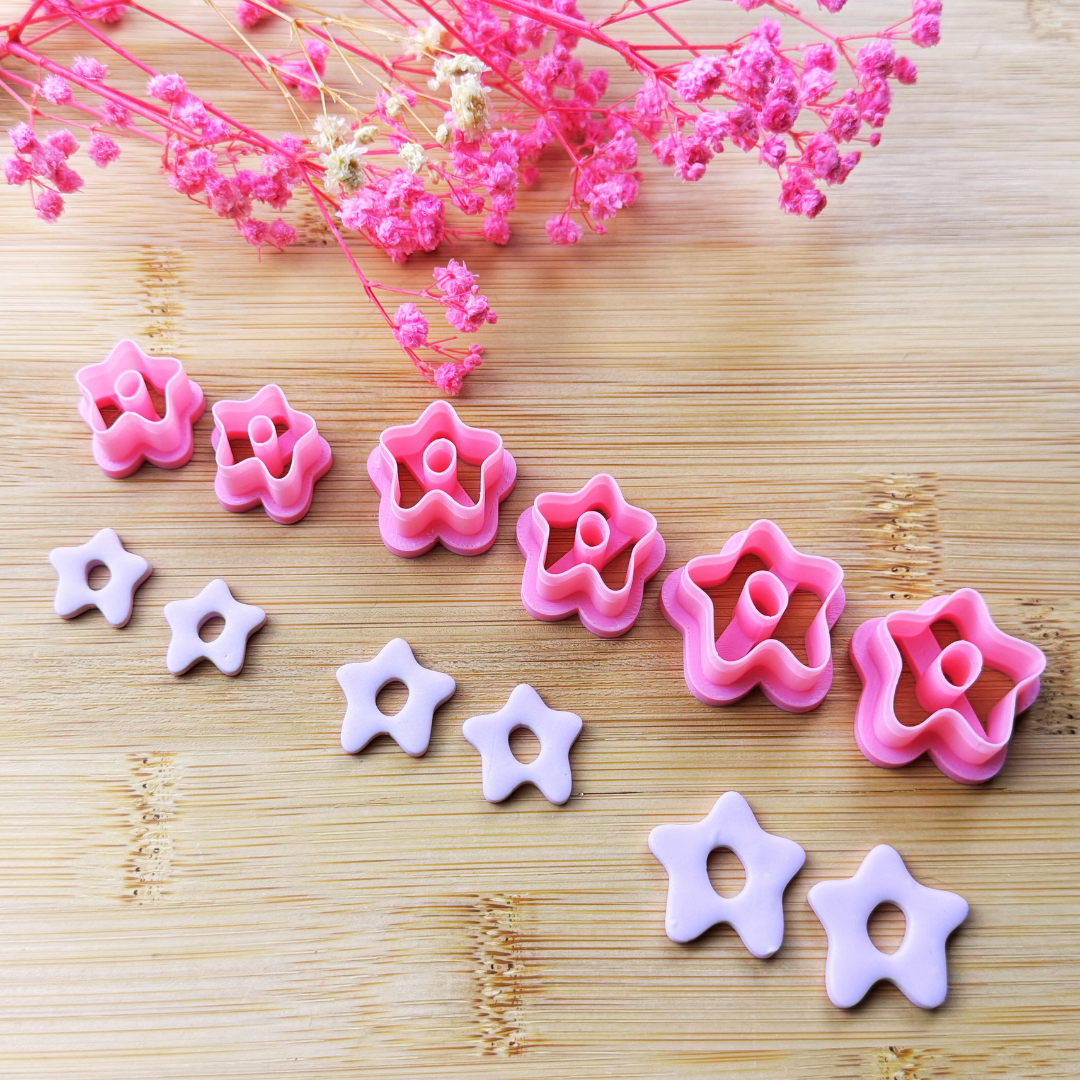 Emporte-pièce fleur étoile