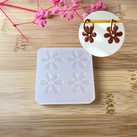 Mini fleur 6 pétales new 25mm