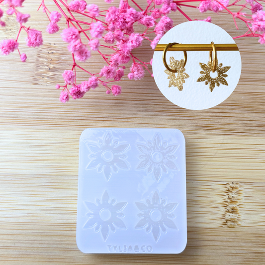 Mini moule flocon étoilé 24 mm