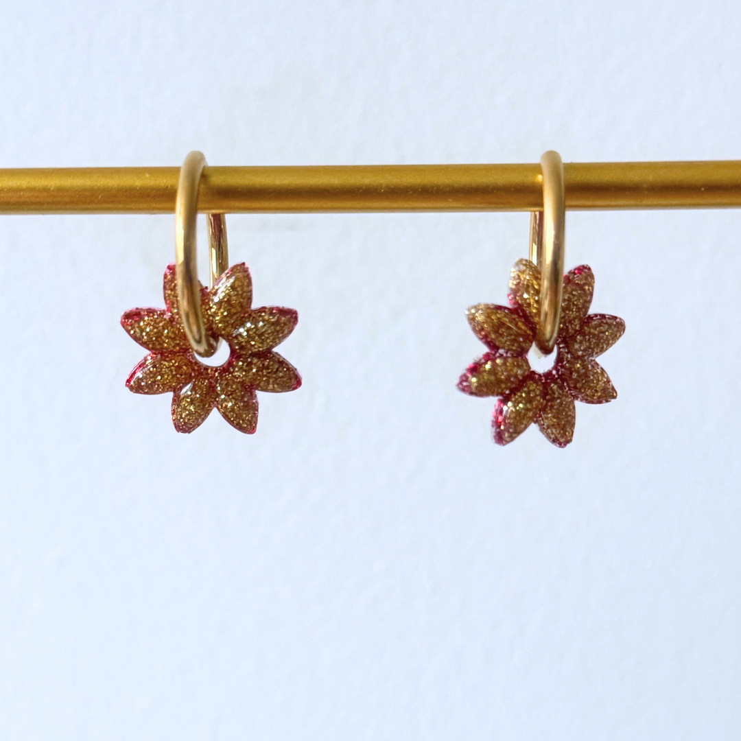 Mini moule fleur de noël 20mm