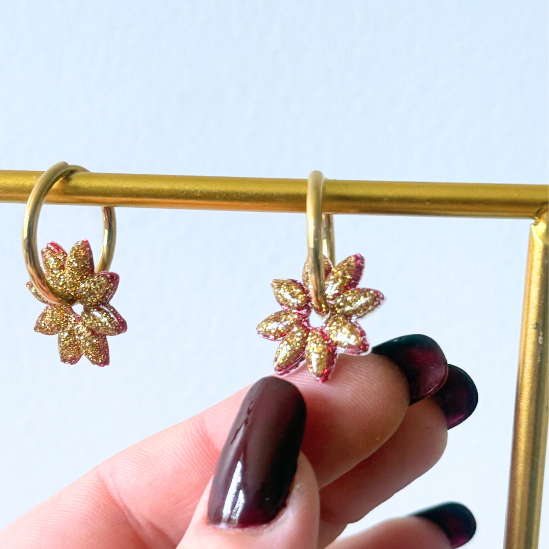 Mini moule fleur de noël 20mm