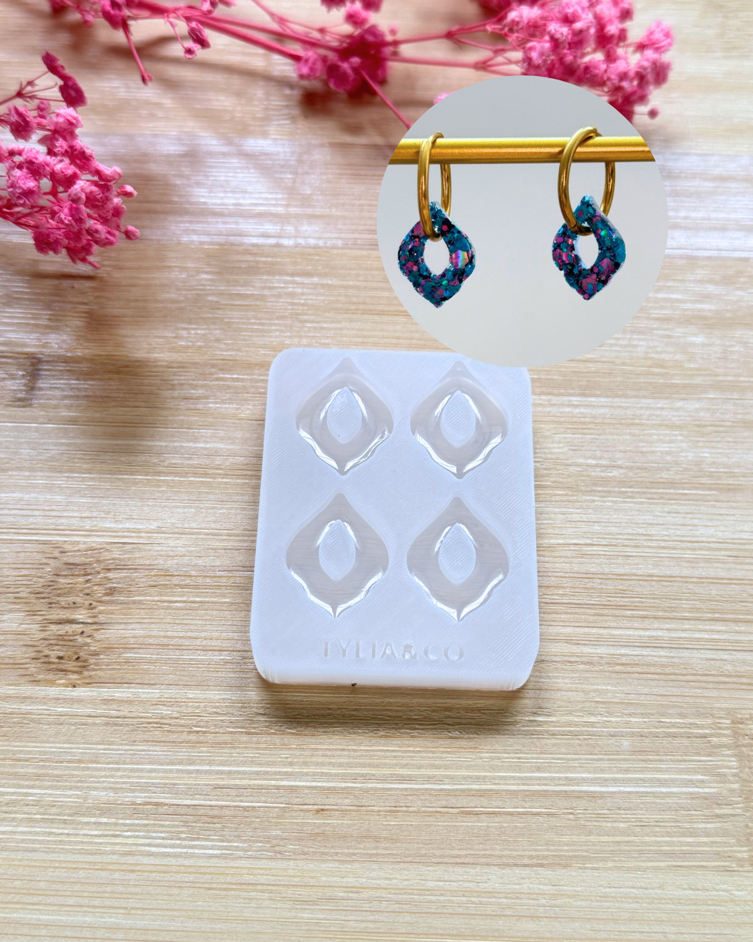 Moule arabesque 20 ou 25mm