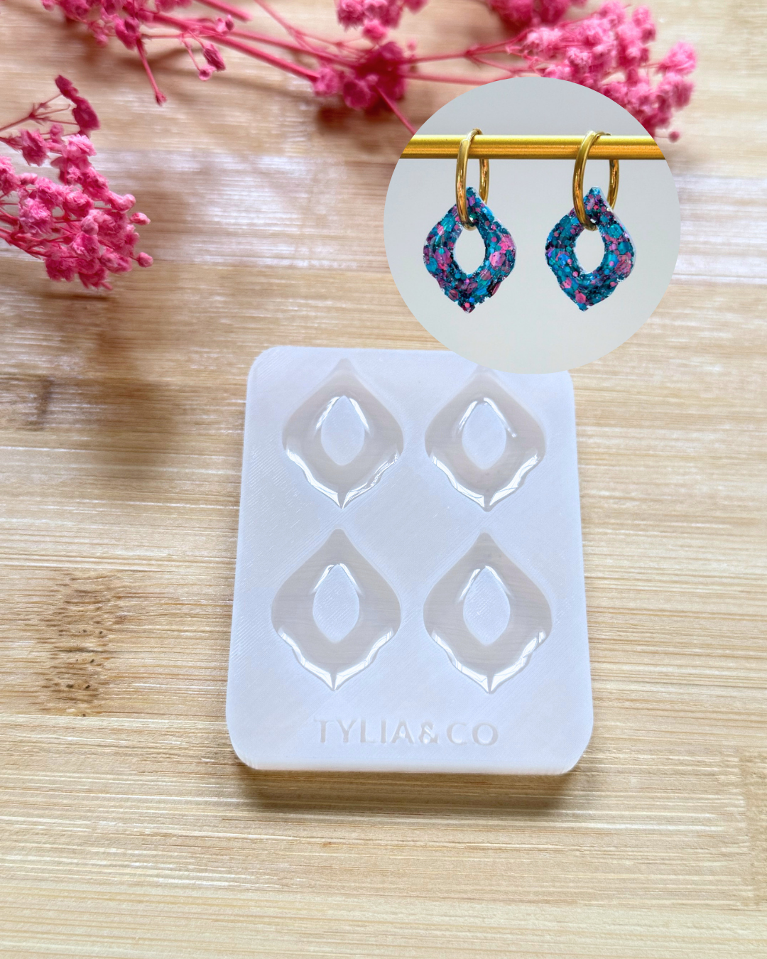 Moule arabesque 20 ou 25mm