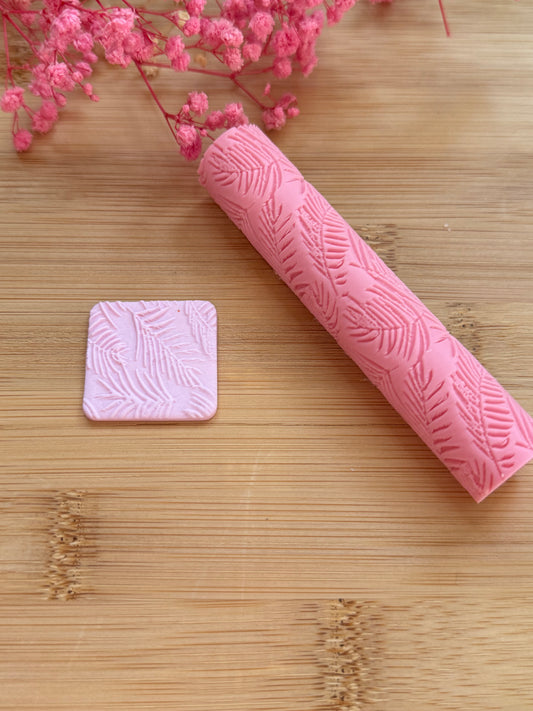 Rouleau texturé feuilles éxotique