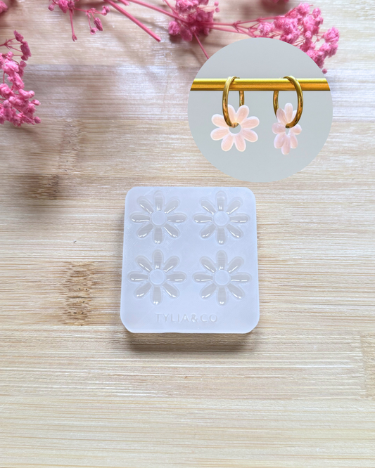 Moule fleur 8 pétales 20 ou 25 mm