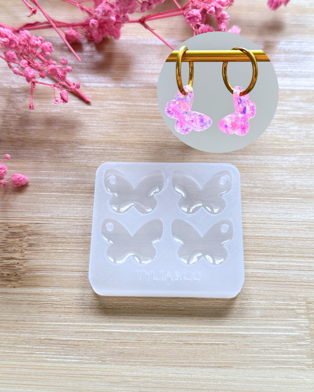 Moule papillon  15, 20 ou 25 mm