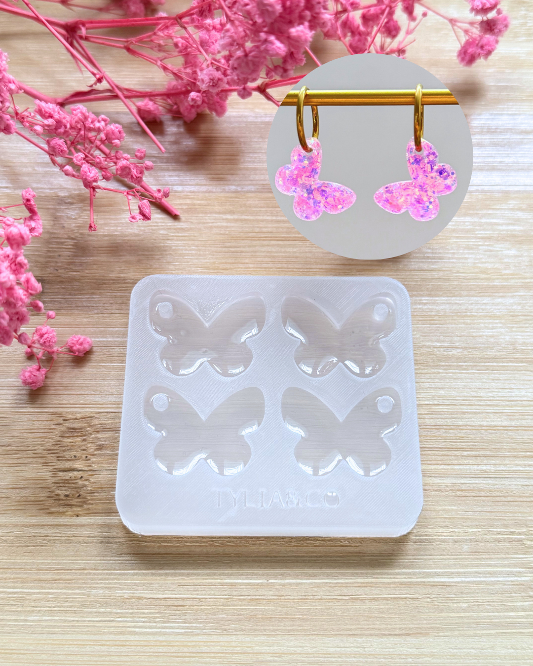 Moule papillon  15, 20 ou 25 mm