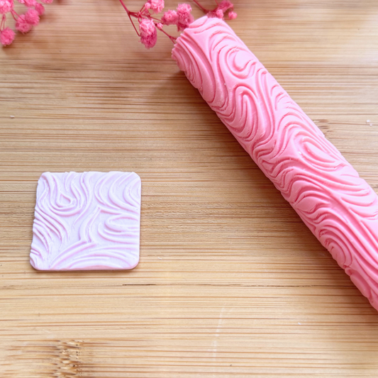 Rouleau texturé arabesques