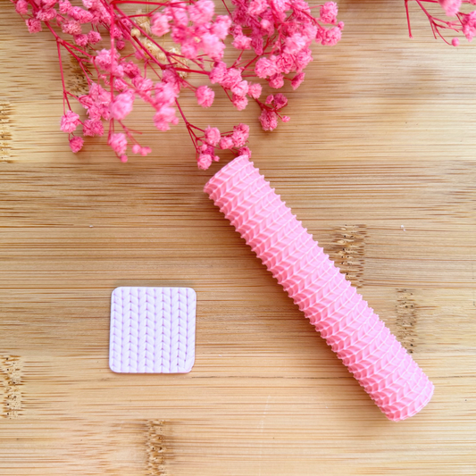 Rouleau texturé effet pull