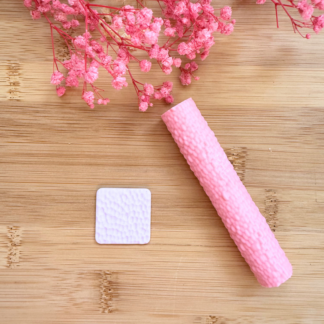 Rouleau texturé martelé