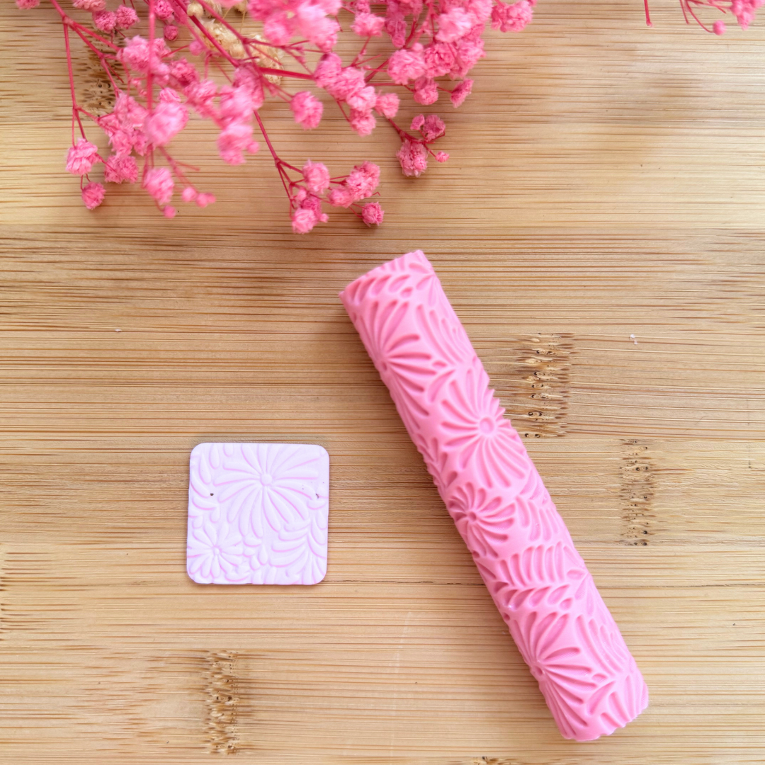 Rouleau texturé fleurit