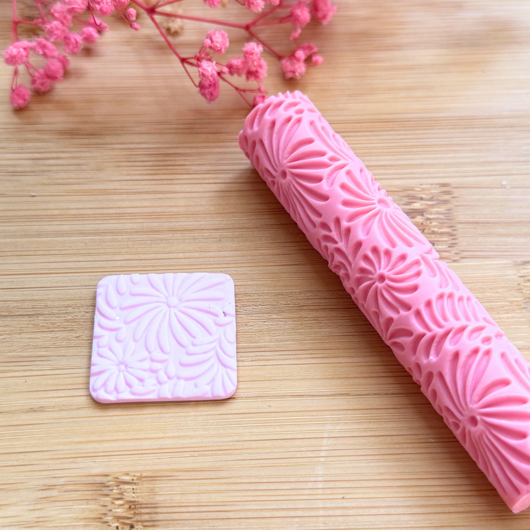 Rouleau texturé fleurit