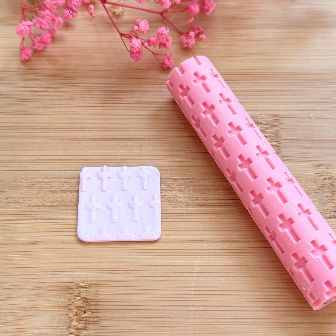 Rouleau texturé croix