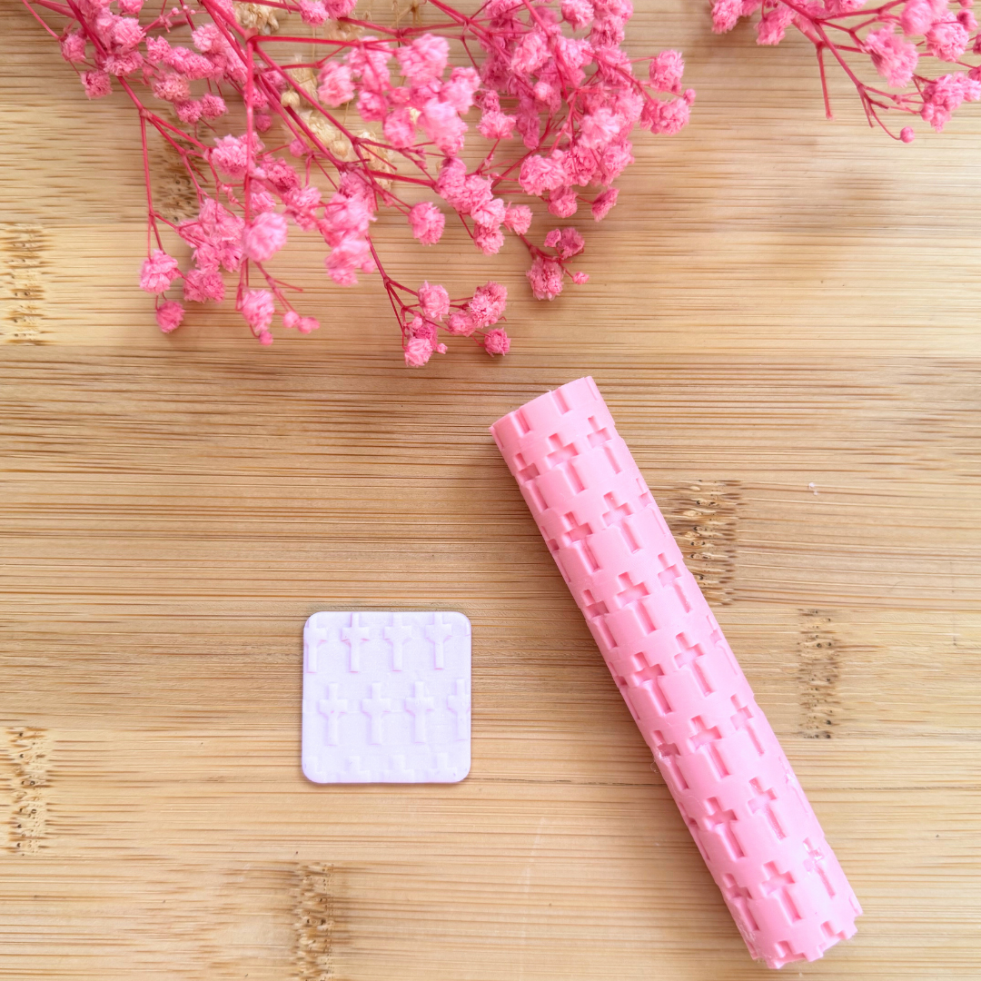 Rouleau texturé croix