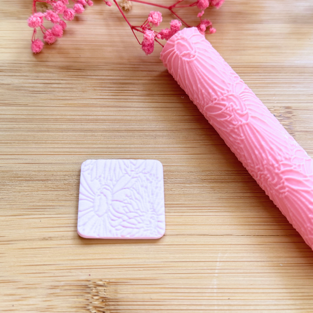 Rouleau texturé fleurit