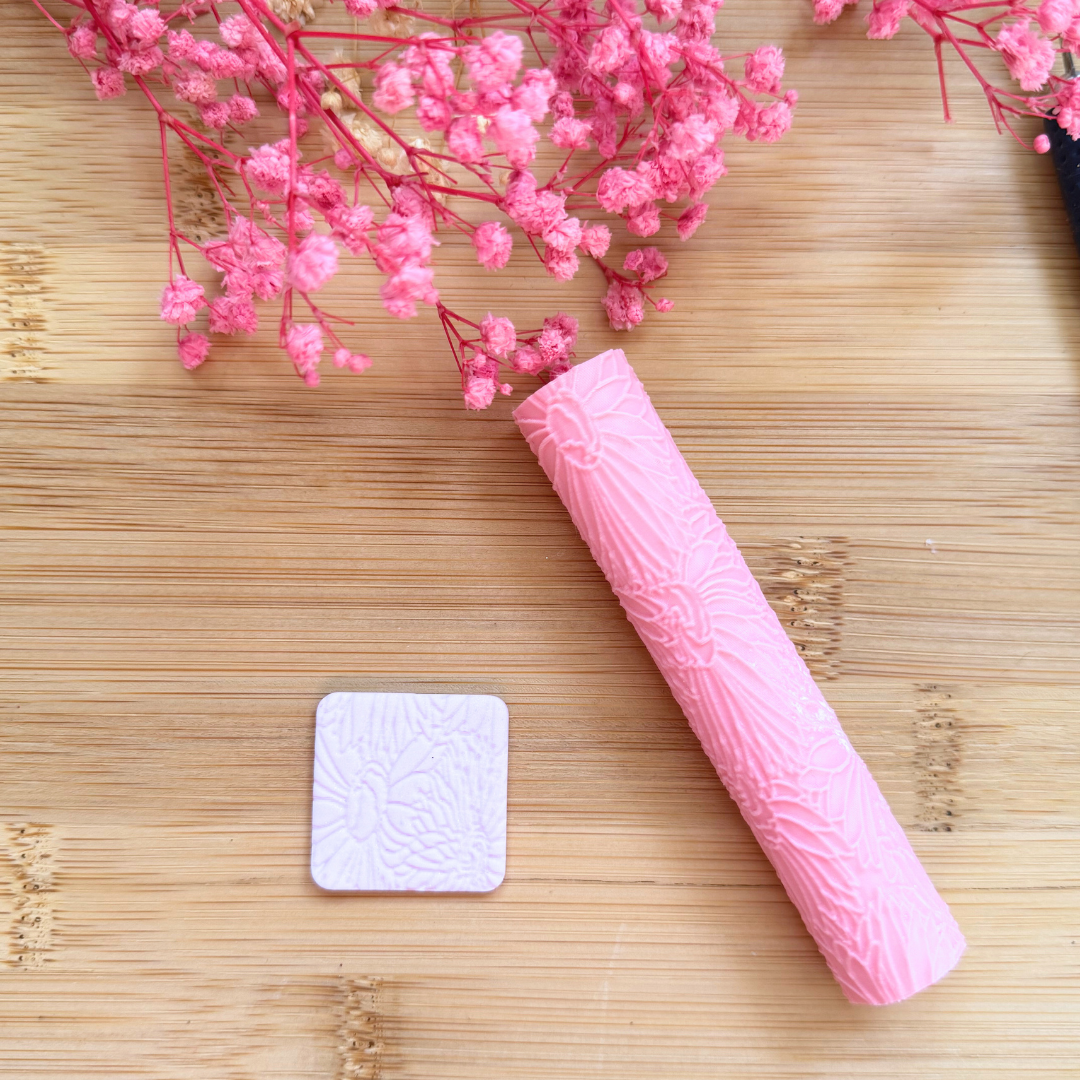 Rouleau texturé fleurit