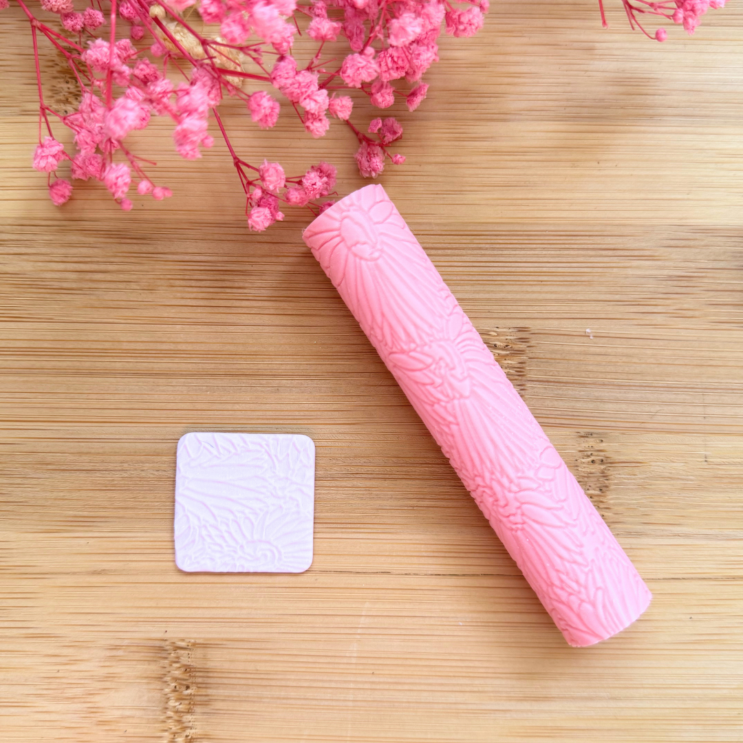 Rouleau texturé fleurit