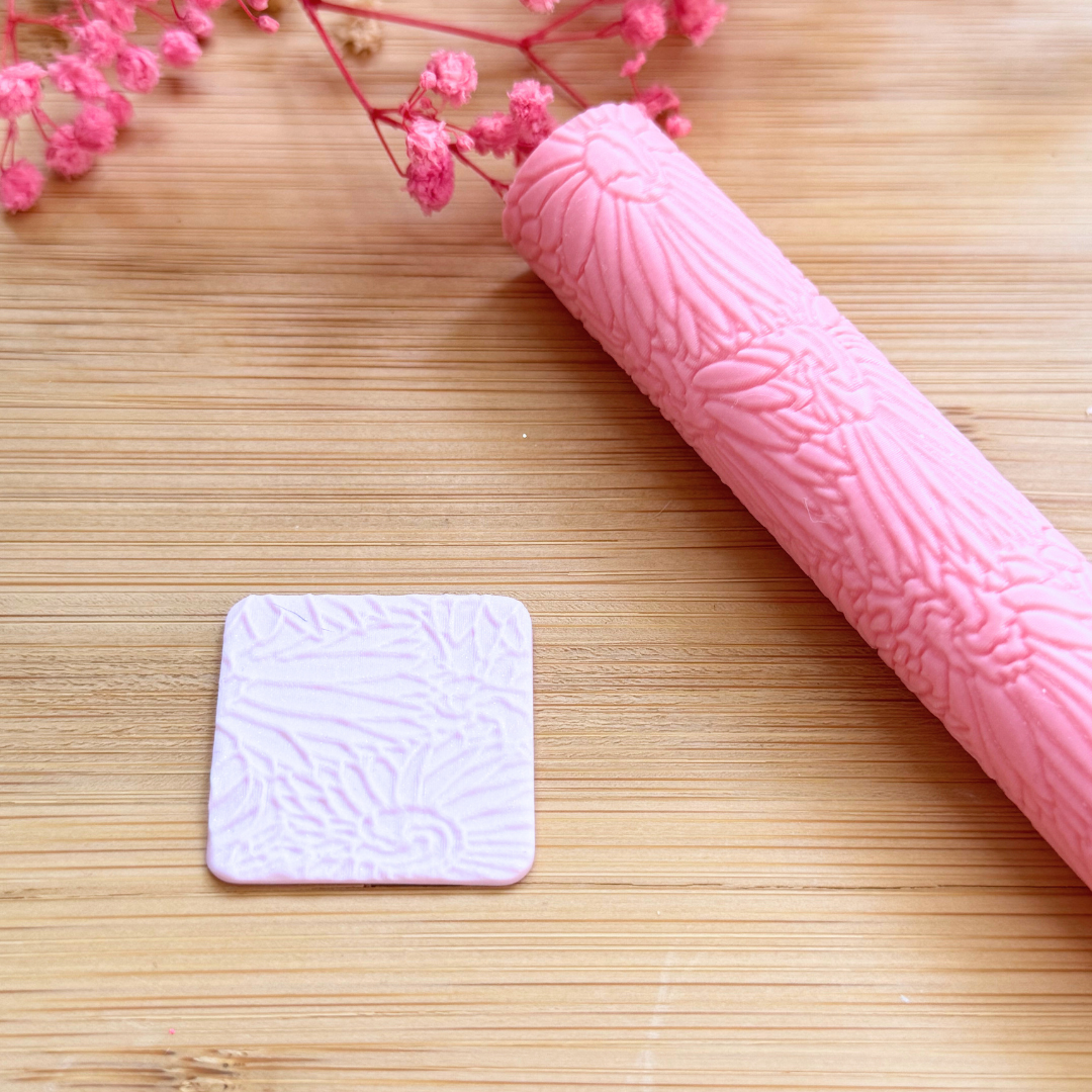 Rouleau texturé fleurit