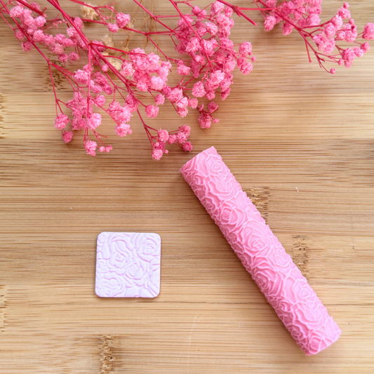 Rouleau texturé roses