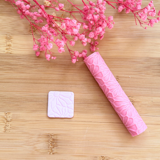 Rouleau texturé fleurs