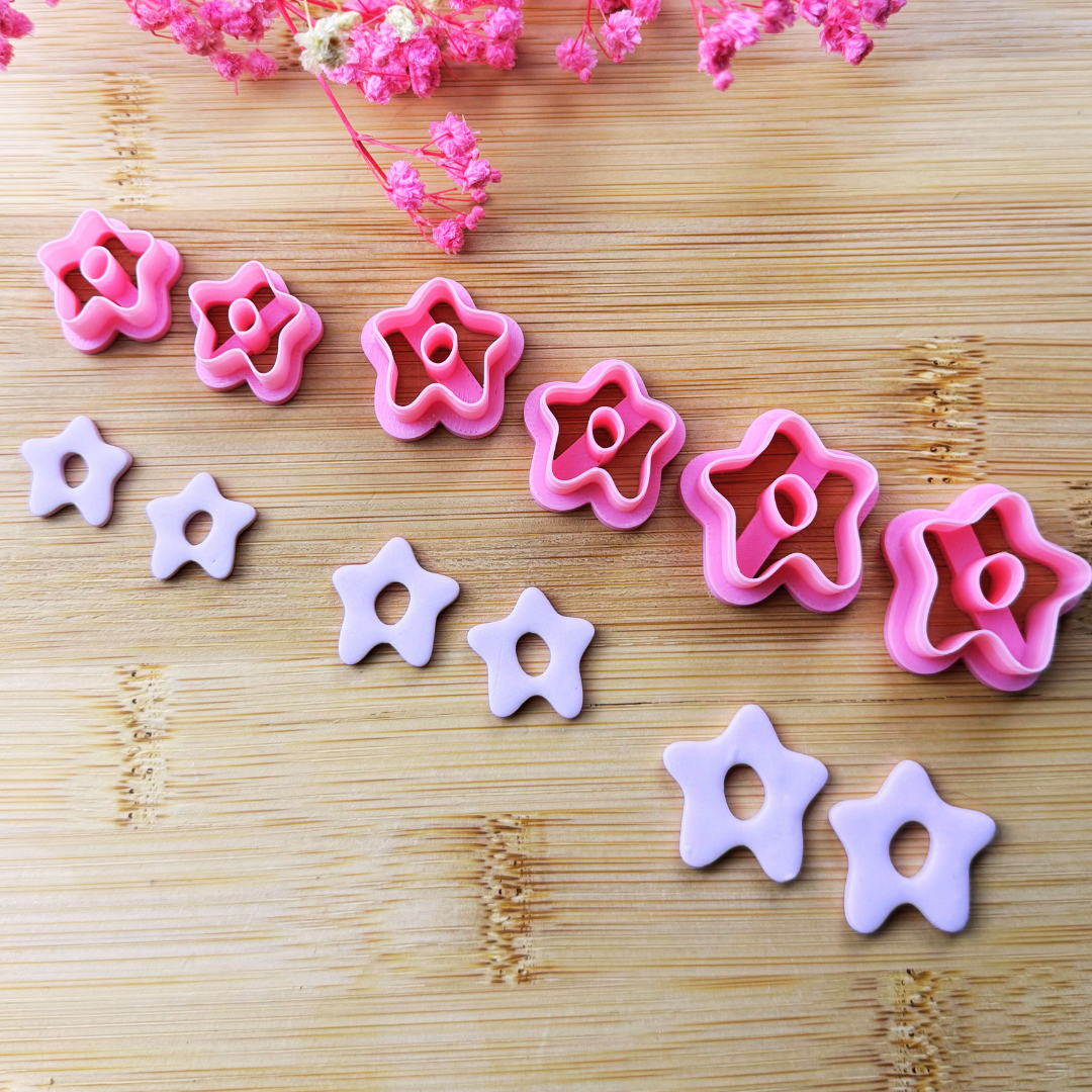 Emporte-pièce fleur étoile