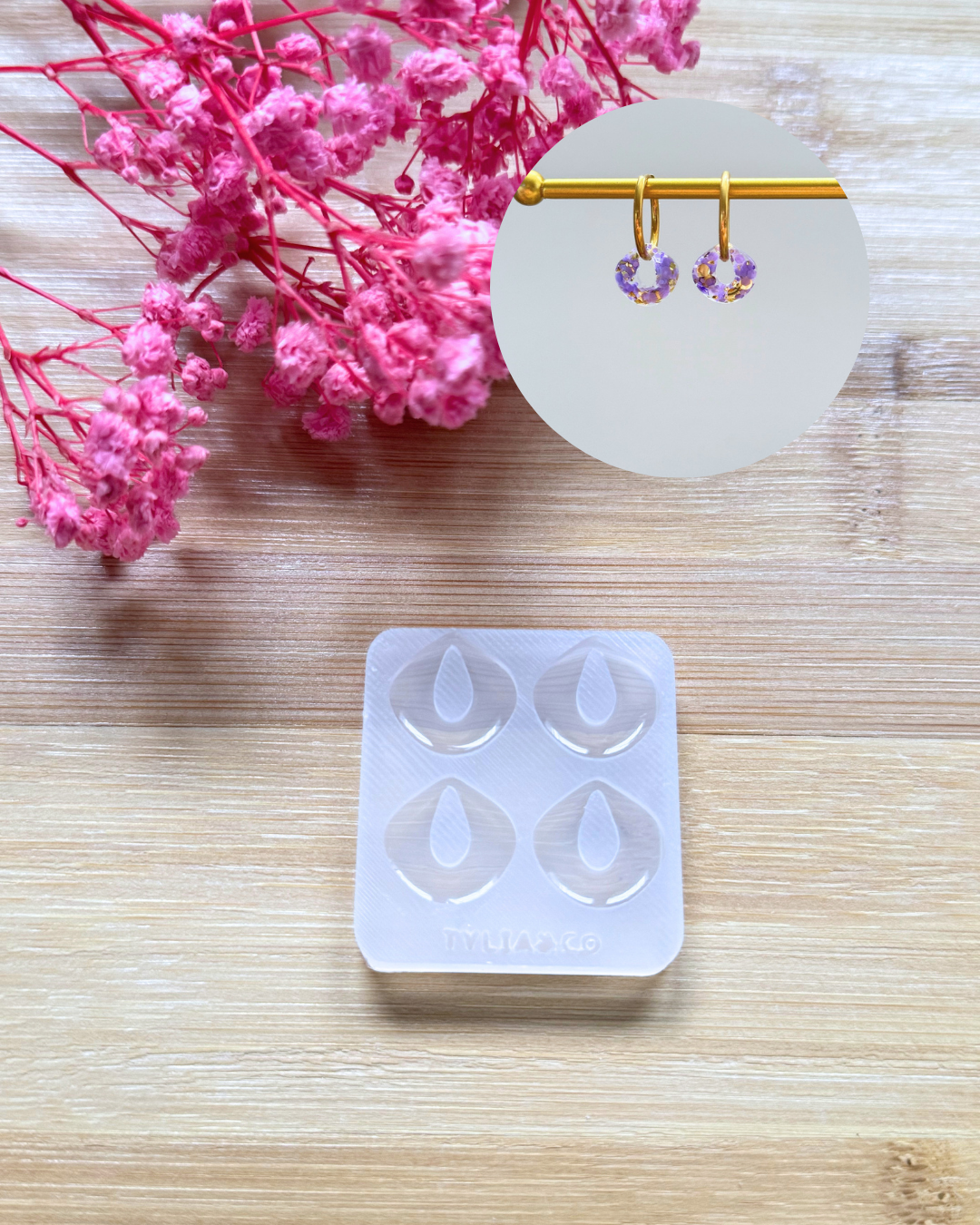 Moule losange arrondit 15, 20 ou 30 mm