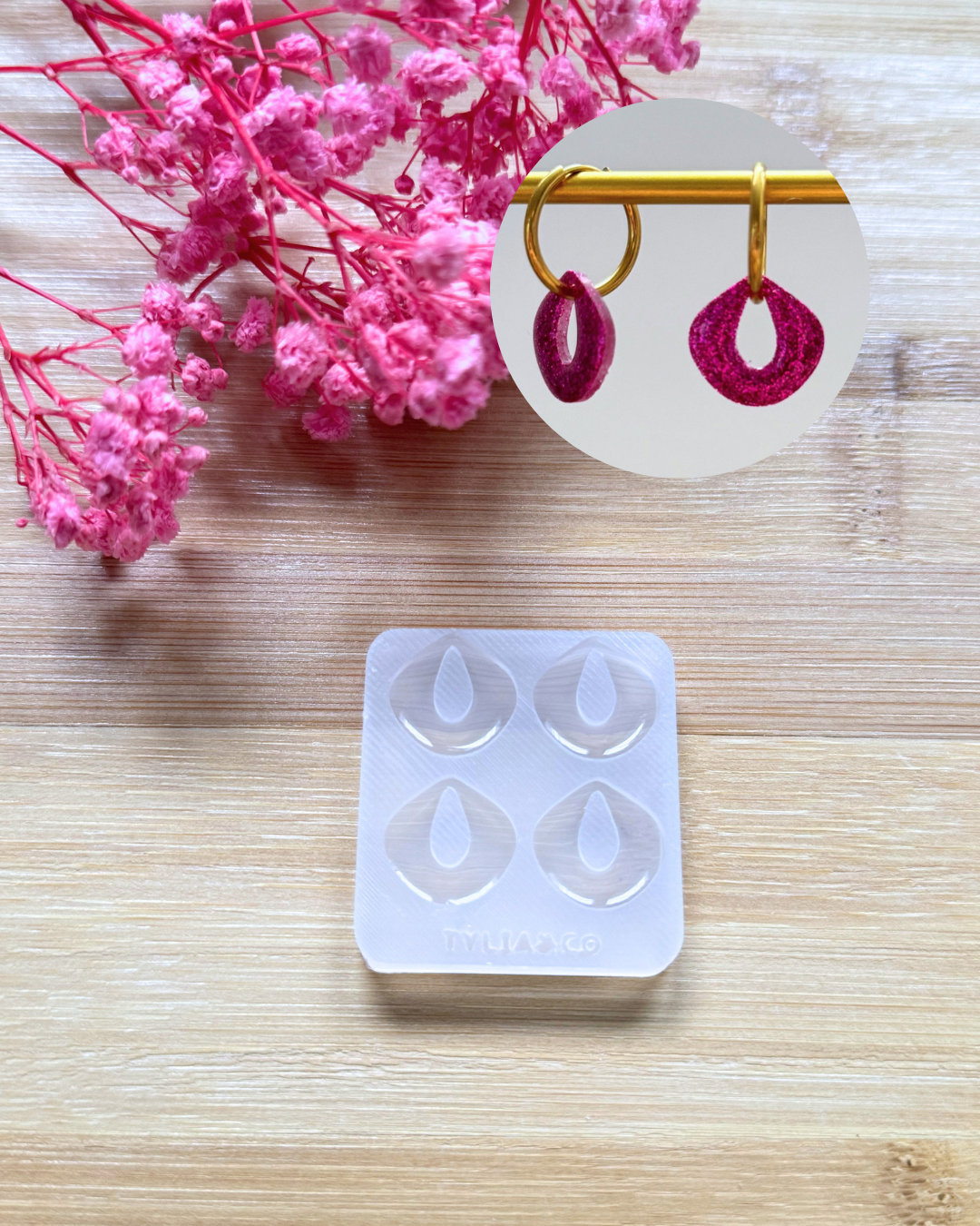 Moule losange arrondit 15, 20 ou 30 mm